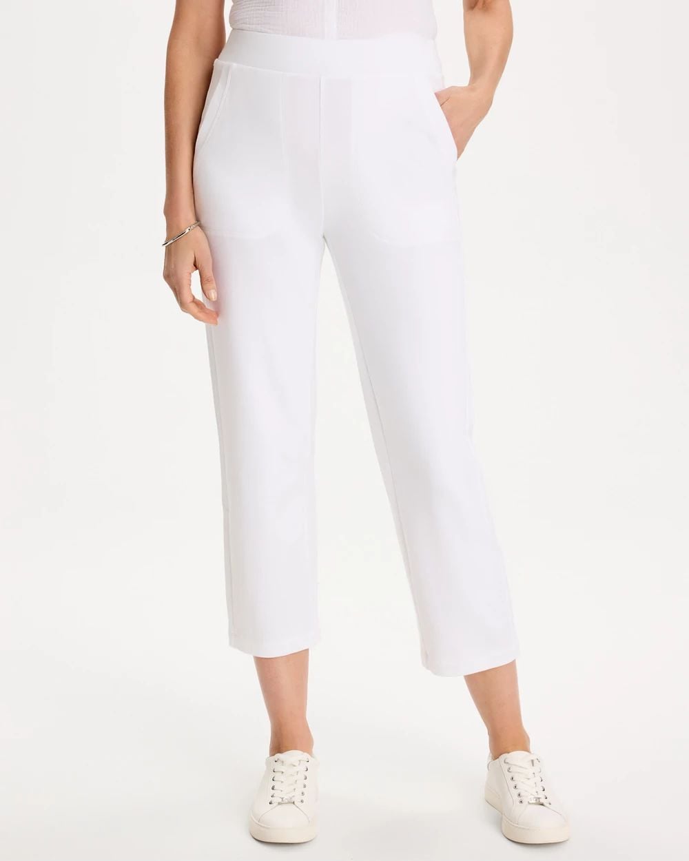Zenergy® UPF Rib Mix Cropped Pants | Chico's